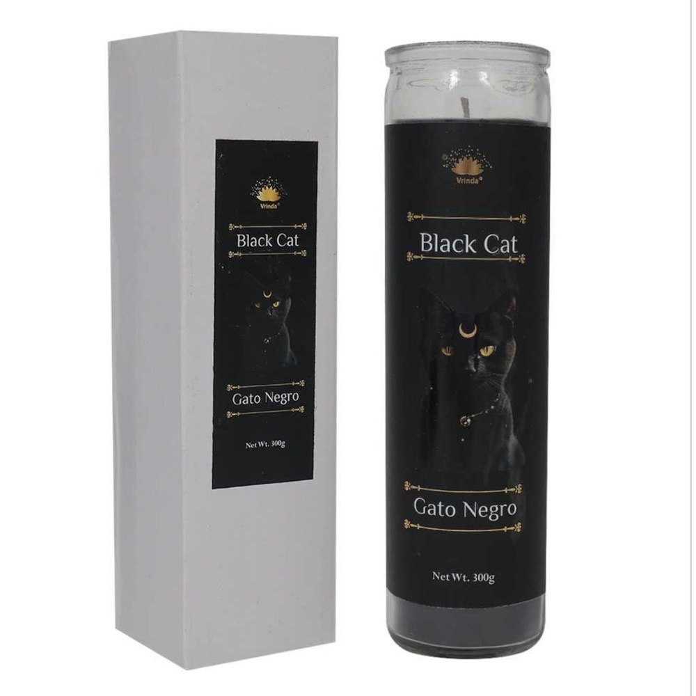 Black Cat Candle